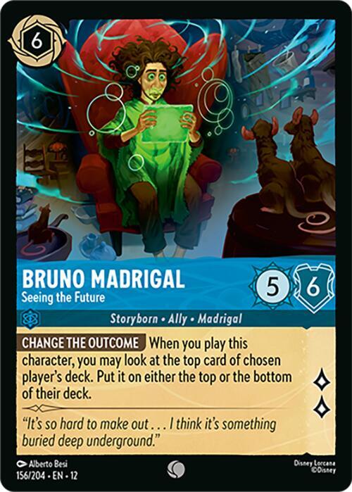 Bruno Madrigal - Seeing the Future  [Cold Foil] (Wilds Unknown)(12-156/204)(C)