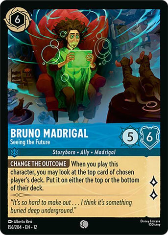 Bruno Madrigal - Seeing the Future  [Cold Foil] (Wilds Unknown)(12-156/204)(C)