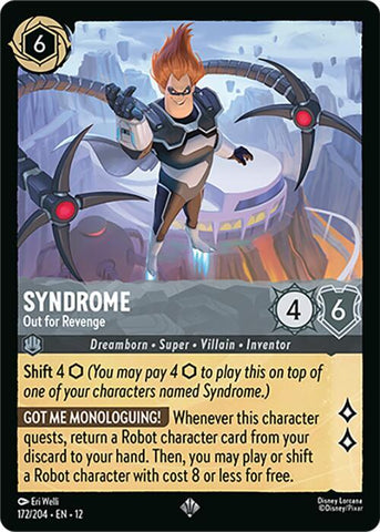 Syndrome - Out for Revenge  [Cold Foil] (Wilds Unknown)(12-172/204)(SR)