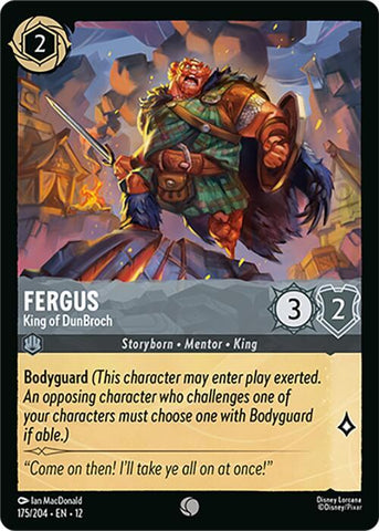 Fergus - King of DunBroch  [Cold Foil] (Wilds Unknown)(12-175/204)(C)
