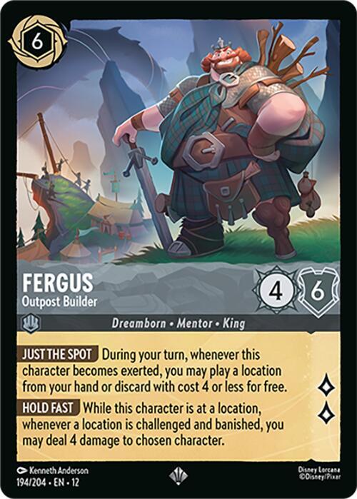 Fergus - Outpost Builder  [Cold Foil] (Wilds Unknown)(12-194/204)(SR)