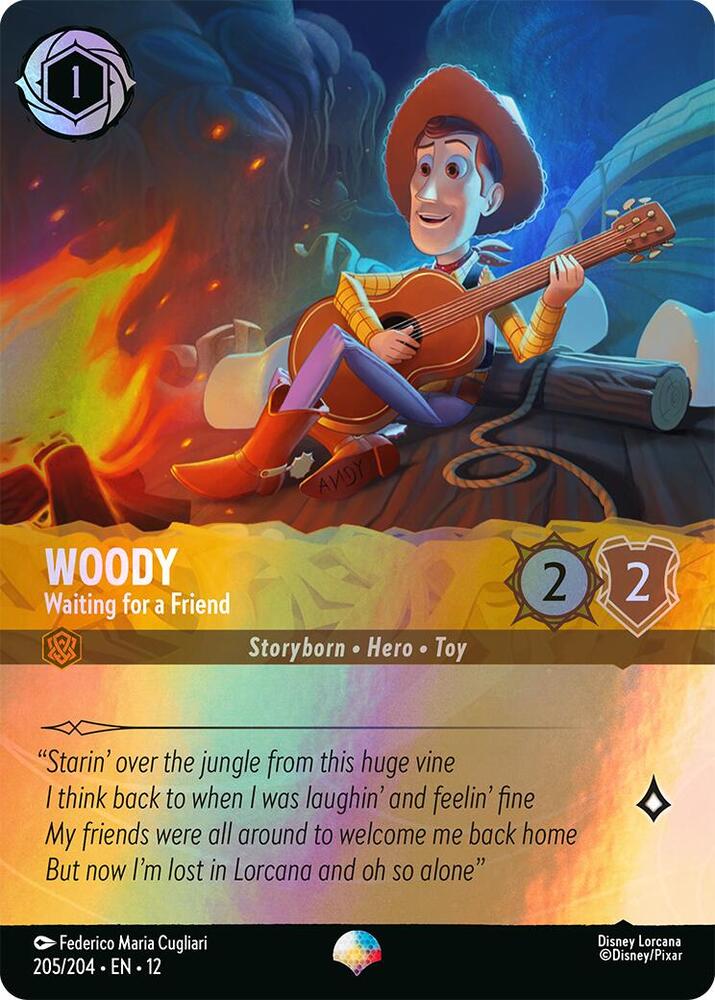 Woody - Waiting for a Friend (Epic)  [Holofoil] (Wilds Unknown)(12-205/204)(EP)