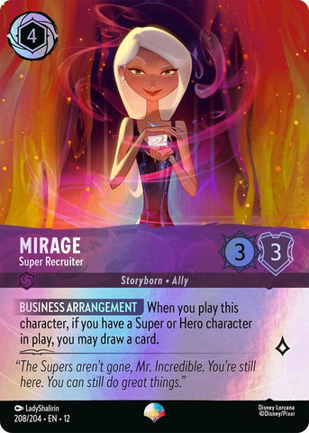Mirage - Super Recruiter (Epic)  [Holofoil] (Wilds Unknown)(12-208/204)(EP)