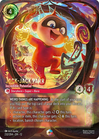 Jack-Jack Parr - Incredible Potential (Enchanted) (Wilds Unknown)(12-232/204)(EN)