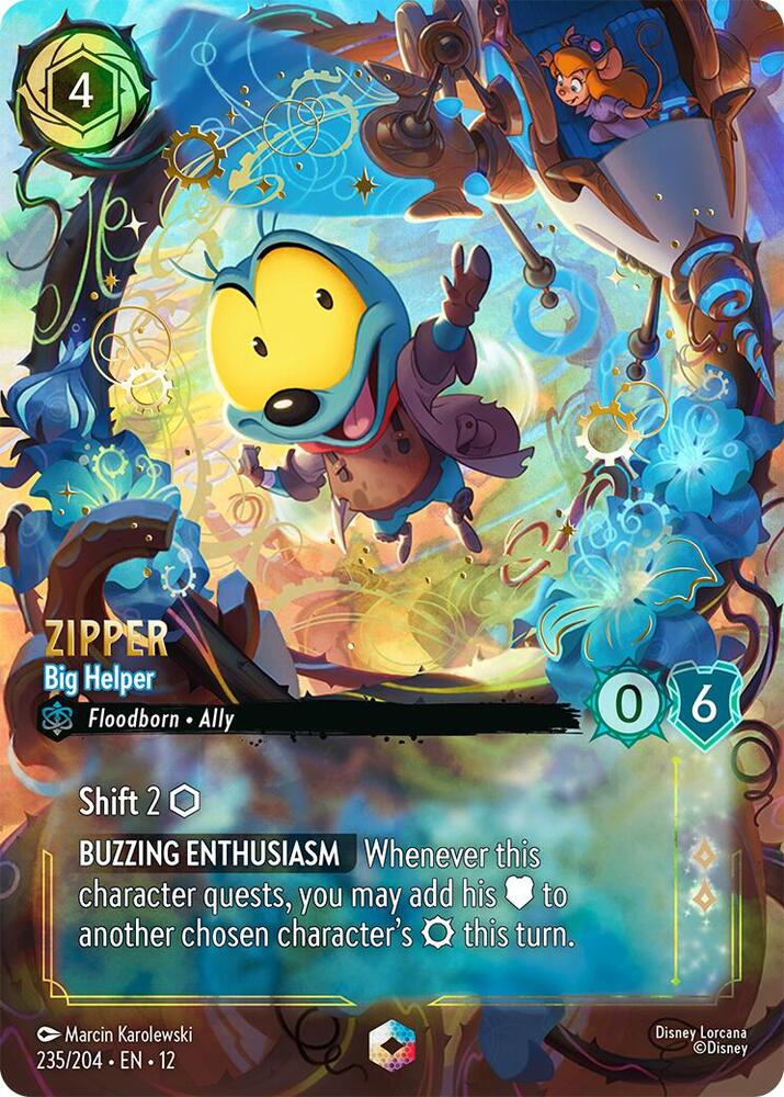 Zipper - Big Helper (Enchanted) (Wilds Unknown)(12-235/204)(EN)