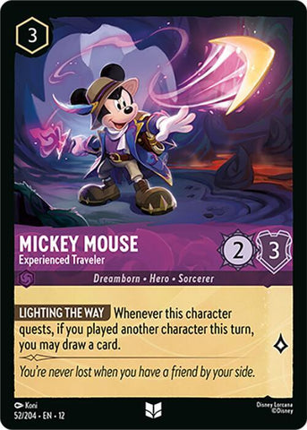 Mickey Mouse - Experienced Traveler (Wilds Unknown)(12-52/204)(UN)