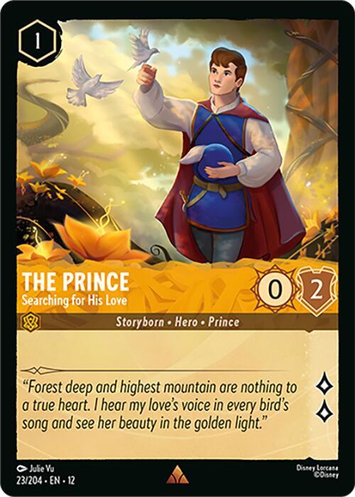 The Prince - Searching for His Love  [Cold Foil] (Wilds Unknown)(12-23/204)(R)