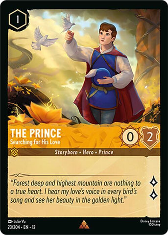 The Prince - Searching for His Love  [Cold Foil] (Wilds Unknown)(12-23/204)(R)
