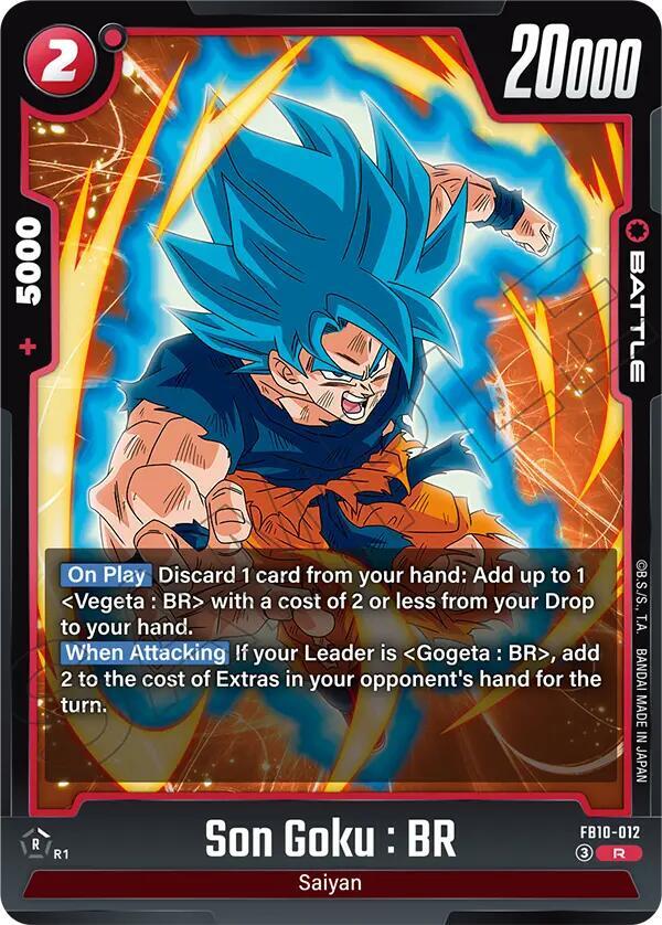 Son Goku : BR [Foil] (FB10-012)(R)