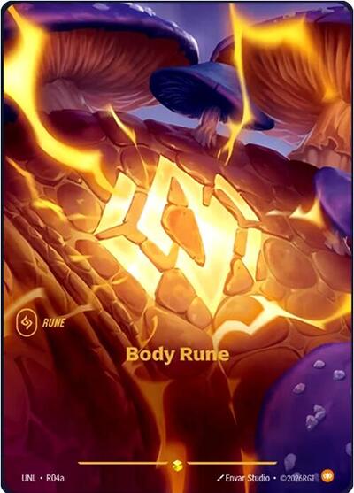 Body Rune - Alternate Art - Foil (Unleashed)(UNL-R04a)(O/AA)