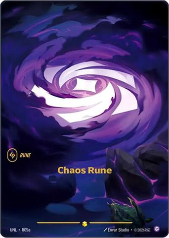 Chaos Rune - Alternate Art - Foil (Unleashed)(UNL-R05a)(O/AA)