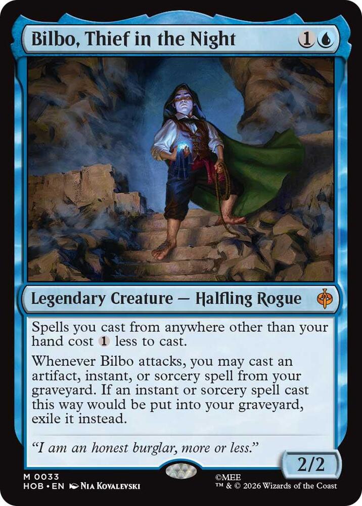 Bilbo, Thief in the Night [Foil] (The Hobbit)(HOB-33)(M)