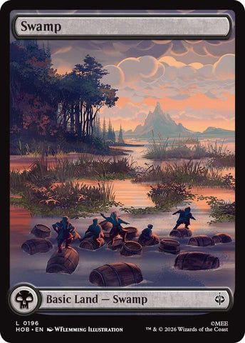Swamp (0196) [Foil] (The Hobbit)(HOB-196)(L)