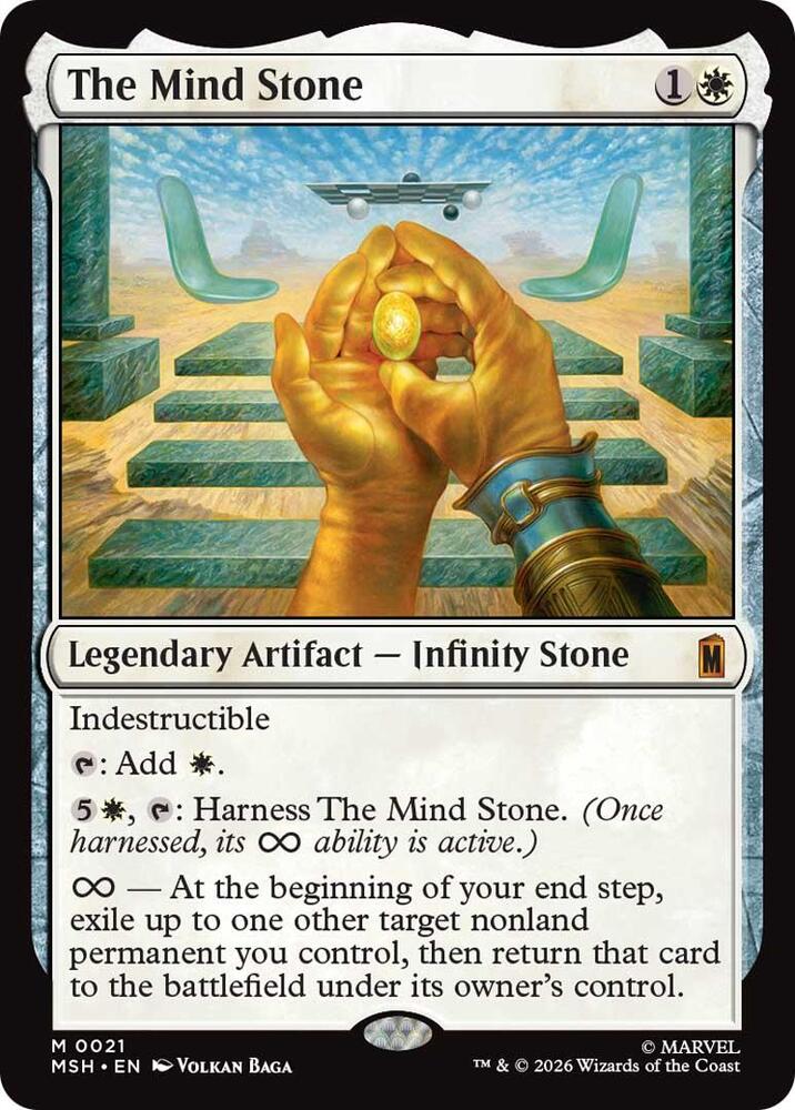 The Mind Stone (Foil) (Marvel Super Heroes)(MSH)(21)(M)