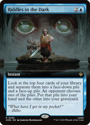 Riddles in the Dark [Extended Art] [Foil] (The Hobbit)(HOB-292)(R)