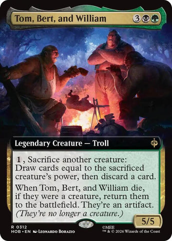 Tom, Bert, and William [Extended Art] (The Hobbit)(HOB-312)(R)