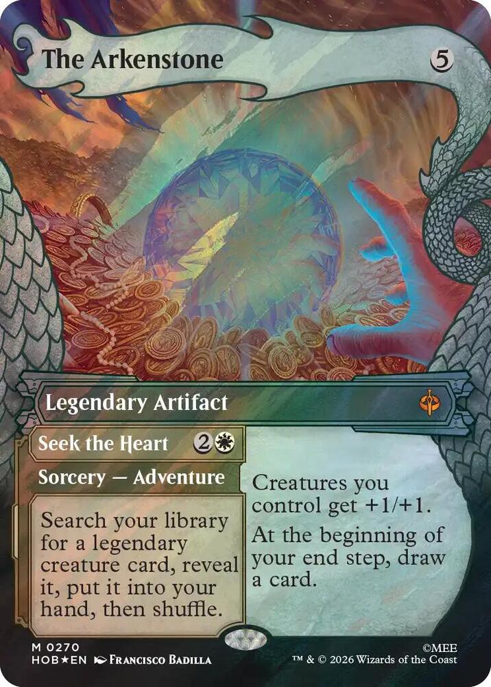 The Arkenstone [Showcase] [Surge] [Foil] (The Hobbit)(HOB-270)(M)