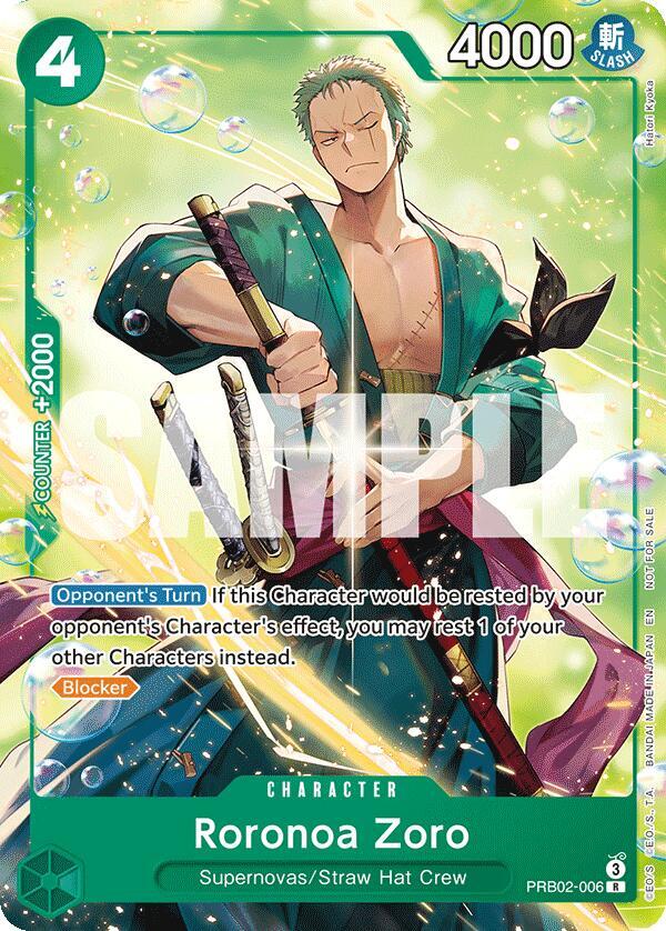 Roronoa Zoro [Welcome Pack 2026 Vol.1] (One Piece Promotion Cards)(PRB02-006)(R)