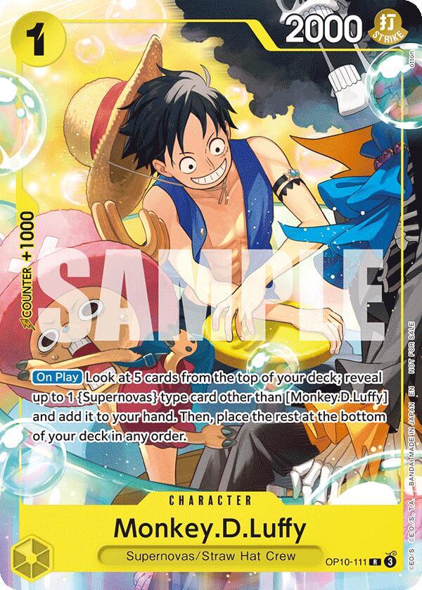 Monkey.D.Luffy [Welcome Pack 2026 Vol.1] (One Piece Promotion Cards)(OP10-111)(R)