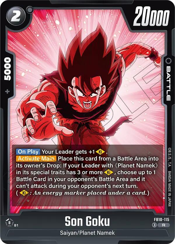 Son Goku [115] [Foil] (FB10-115)(R)