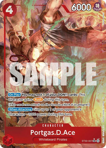 Portgas.D.Ace (007) (Parallel) - Foil (Starter Deck 30 EX: Luffy & Ace)(ST30-007)(SR)