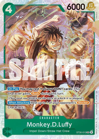 Monkey.D.Luffy - Foil (Starter Deck 30 EX: Luffy & Ace)(ST30-012)(SR)