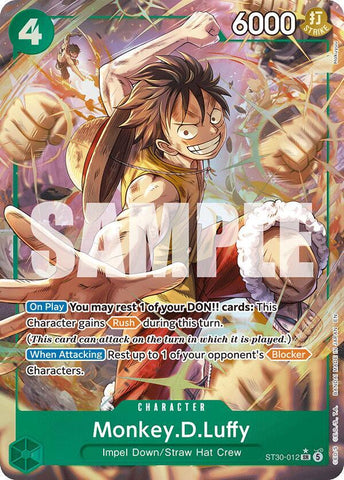 Monkey.D.Luffy (Parallel) - Foil (Starter Deck 30 EX: Luffy & Ace)(ST30-012)(SR)
