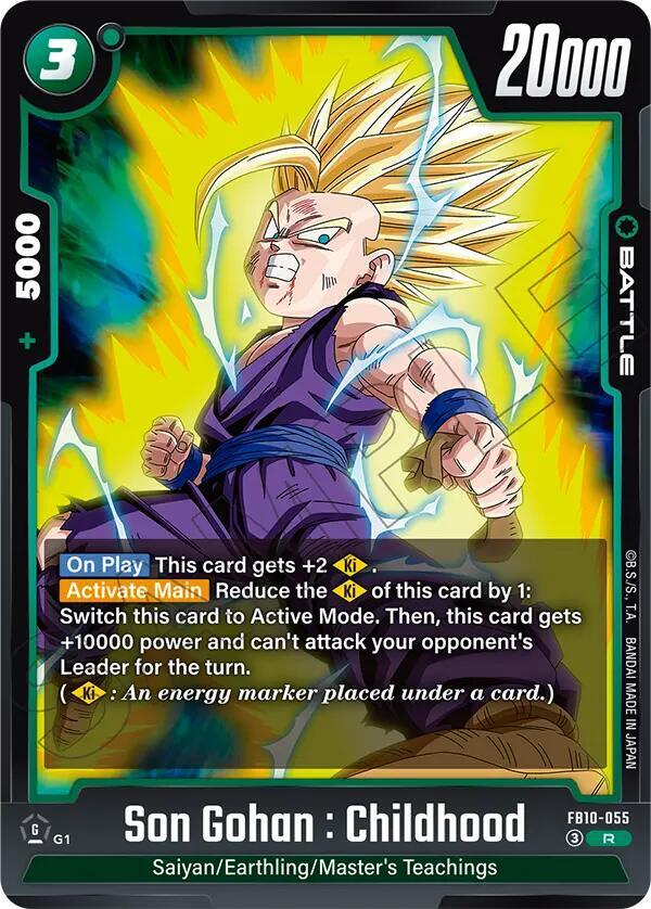 Son Gohan : Childhood [055] [Foil] (FB10-055)(R)