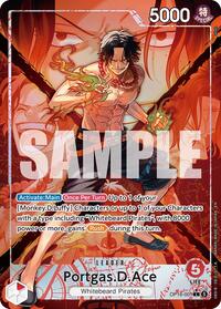 Portgas.D.Ace (001) - Alternate Art - Foil (The Time of Battle)(OP16-001)(L)