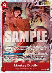 Monkey.D.Luffy - Foil (The Time of Battle)(OP16-015)(SR)