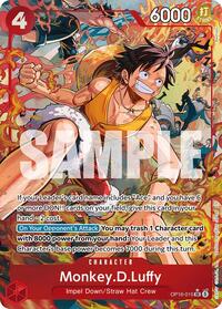 Monkey.D.Luffy - Alternate Art - Foil (The Time of Battle)(OP16-015)(SR)