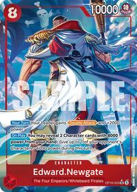 Edward.Newgate - Alternate Art - Foil (The Time of Battle)(OP16-003)(SR)