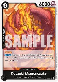 Kouzuki Momonosuke (085) - Foil (The Time of Battle)(OP16-085)(R)
