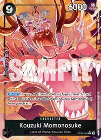 Kouzuki Momonosuke (085) - Alternate Art - Foil (The Time of Battle)(OP16-085)(R)