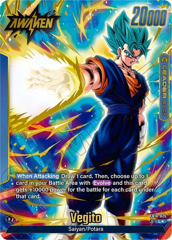 Son Goku/Vegeta // Vegito [Alternate Art] [Foil] (FB10-025)(L)