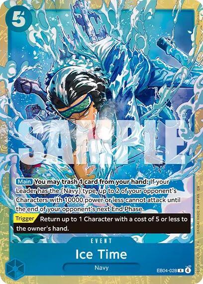 Ice Time [Premium Card Collection -Best Selection Vol. 6-] [Foil] (One Piece Promotion Cards)(EB04-028)(R)