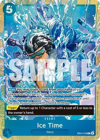 Ice Time [Premium Card Collection -Best Selection Vol. 6-] [Foil] (One Piece Promotion Cards)(EB04-028)(R)