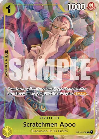 Scratchmen Apoo [Premium Card Collection -Best Selection Vol. 6-] [Foil] (One Piece Promotion Cards)(OP10-108)(C)