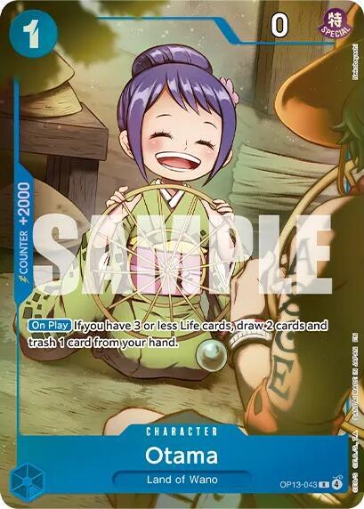 Otama [Premium Card Collection -Best Selection Vol. 6-] [Foil] (One Piece Promotion Cards)(OP13-043)(R)