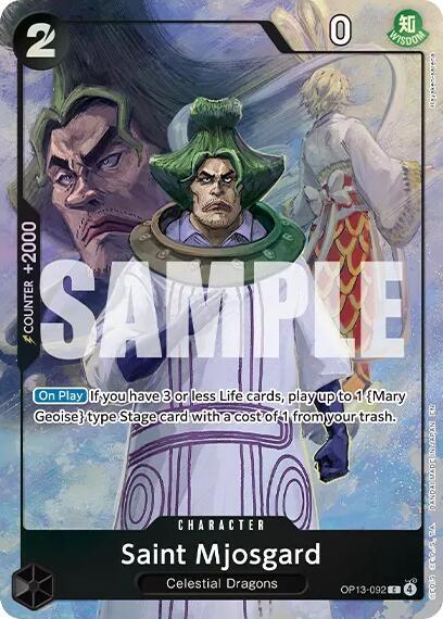 Saint Mjosgard [Premium Card Collection -Best Selection Vol. 6-] [Foil] (One Piece Promotion Cards)(OP13-092)(C)