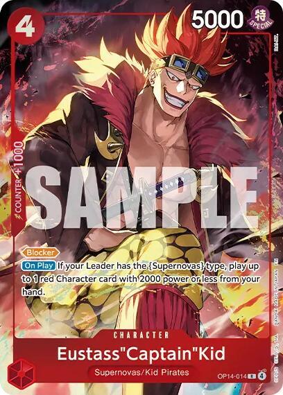 Eustass"Captain"Kid [Premium Card Collection -Best Selection Vol. 6-] [Foil] (One Piece Promotion Cards)(OP14-014)(R)
