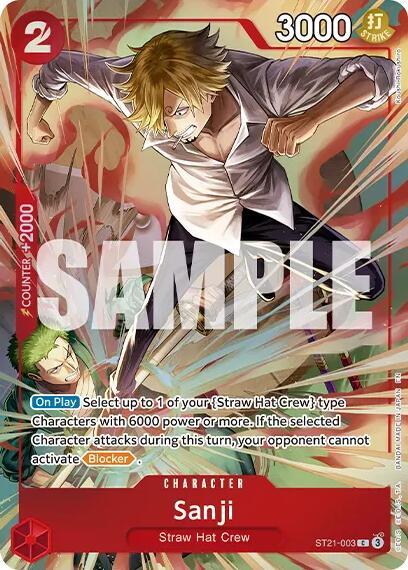 Sanji [Premium Card Collection -Best Selection Vol. 6-] [Foil] (One Piece Promotion Cards)(ST21-003)(C)