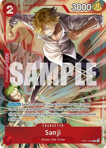 Sanji [Premium Card Collection -Best Selection Vol. 6-] [Foil] (One Piece Promotion Cards)(ST21-003)(C)
