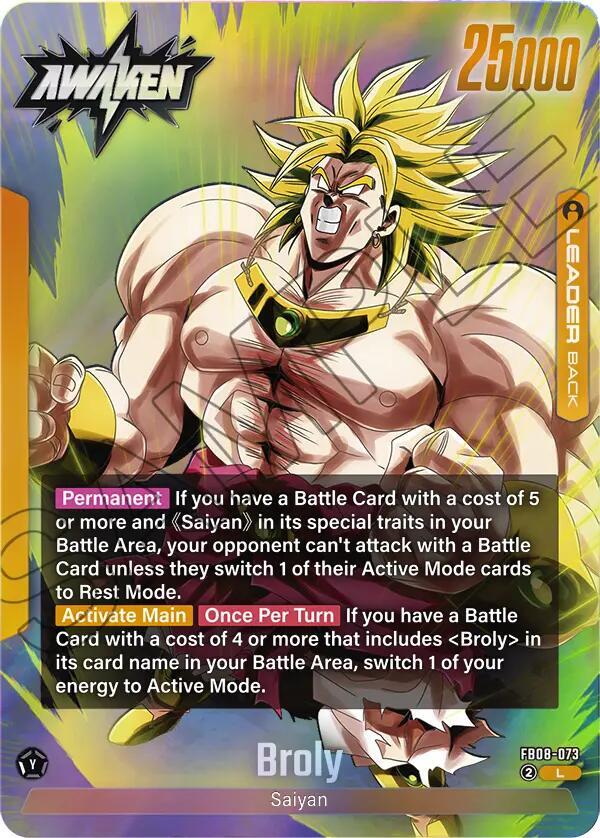 Broly [073] [Foil] (FB08-073)(L)