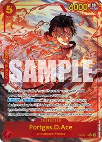 Portgas.D.Ace (118) - Alternate Art - Foil (The Time of Battle)(OP16-118)(SEC)