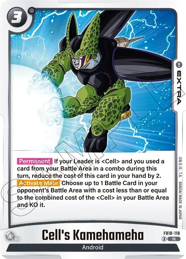 Cell's Kamehameha [Foil] (FB10-118)(R)