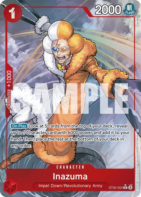 Inazuma (Full Art) - Foil (Starter Deck 30 EX: Luffy & Ace)(ST30-002)(C)