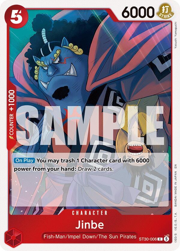 Jinbe (Starter Deck 30 EX: Luffy & Ace)(ST30-006)(C)