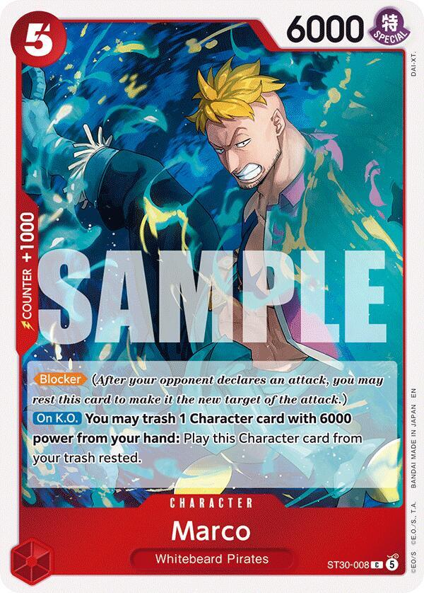 Marco (Starter Deck 30 EX: Luffy & Ace)(ST30-008)(C)