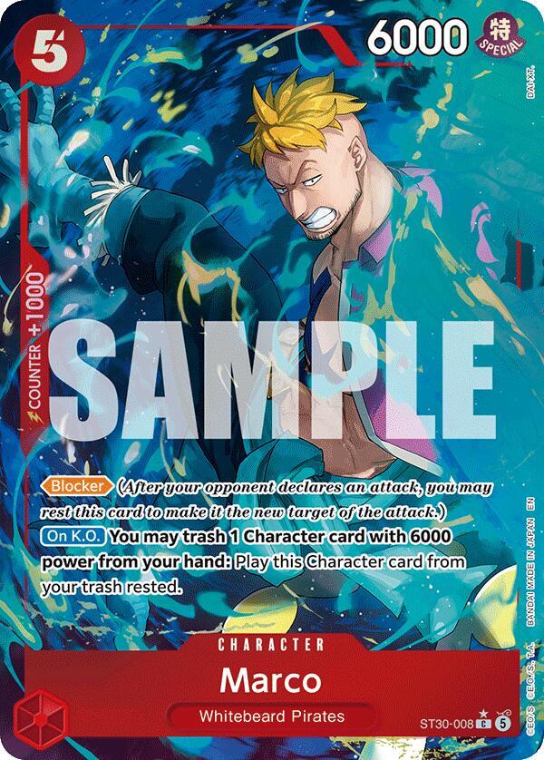 Marco (Full Art) - Foil (Starter Deck 30 EX: Luffy & Ace)(ST30-008)(C)